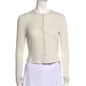 Elegant Cream Women's Cardigan